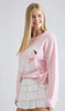 Pink Swan Knit Sweater