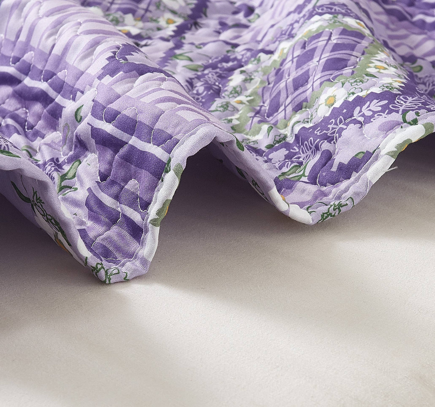 “Lavender Fields"  Quilted Throw Blanket 50"x60"