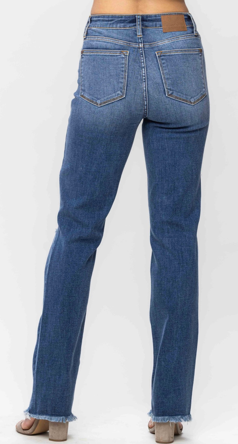 Judy Blue Destroyed Knee Jeans - Grace Ann Faith Boutique - Official Online Boutique 