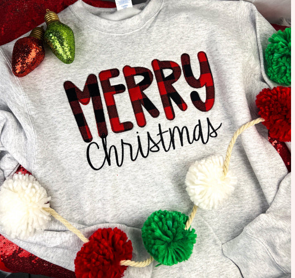 Ash Gray Merry Sweatshirt