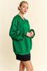 Davi & Dani Round Neck Raglan Sleeve Sweatshirt