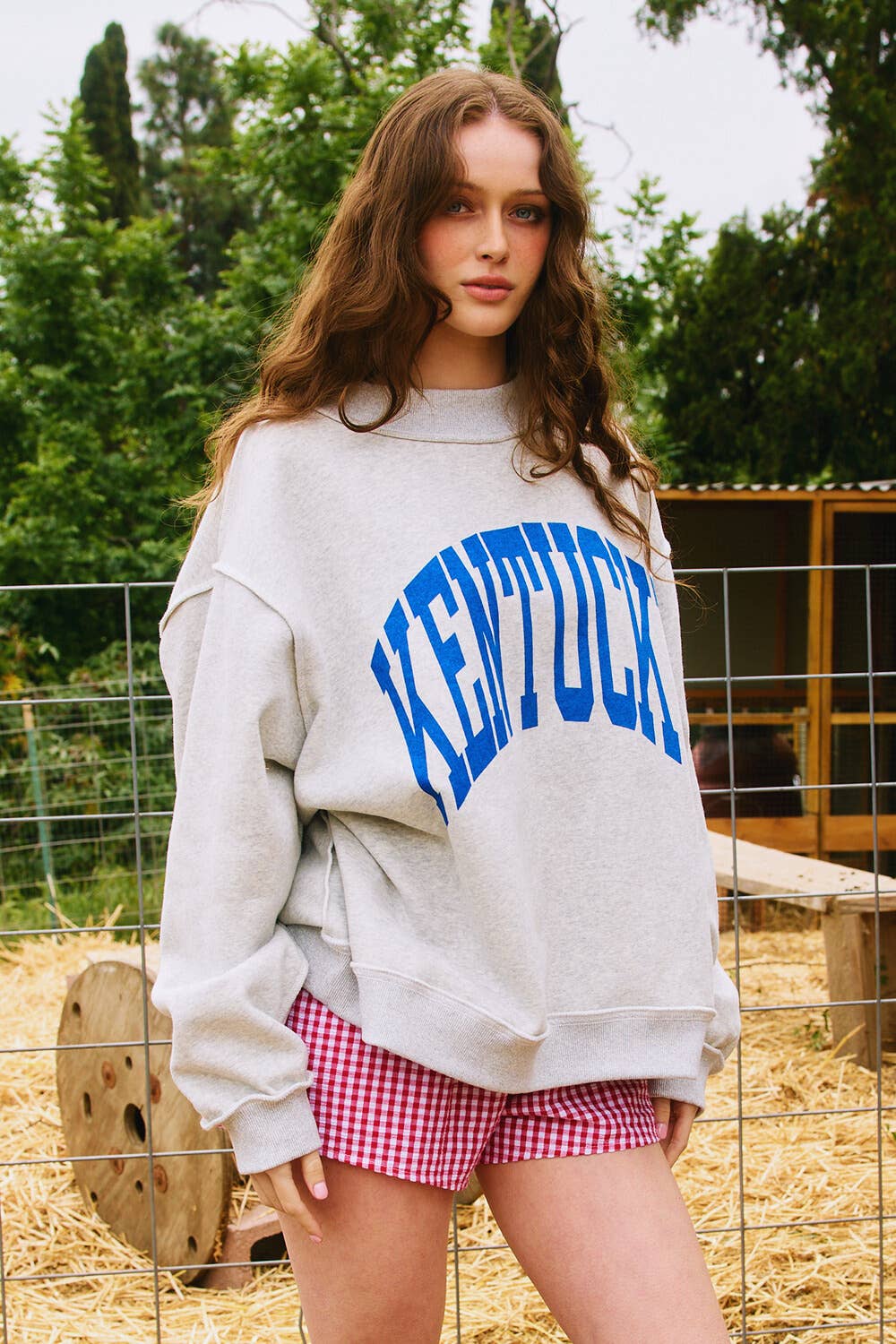 BUCKETLIST KENTUCKY “Kentucky & Ky” Reversible Mockneck Sweatshirt