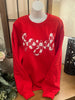 Red Boyd Embroidered Sweatshirt