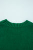 Evergreen Plaid Bow Graphic Christmas Sweater
