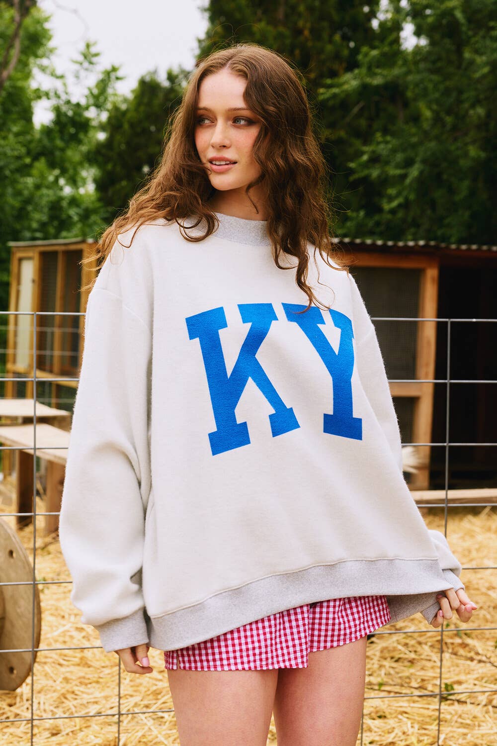 BUCKETLIST KENTUCKY “Kentucky & Ky” Reversible Mockneck Sweatshirt