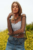 Bead and Pearl Embellished Long Sleeves Mesh Top - Grace Ann Faith Boutique - Official Online Boutique 