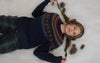 Navy Fair Isle Crew Neck Knit Sweater
