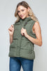 Snobbish Snap and Zip Closure Hooded Vest