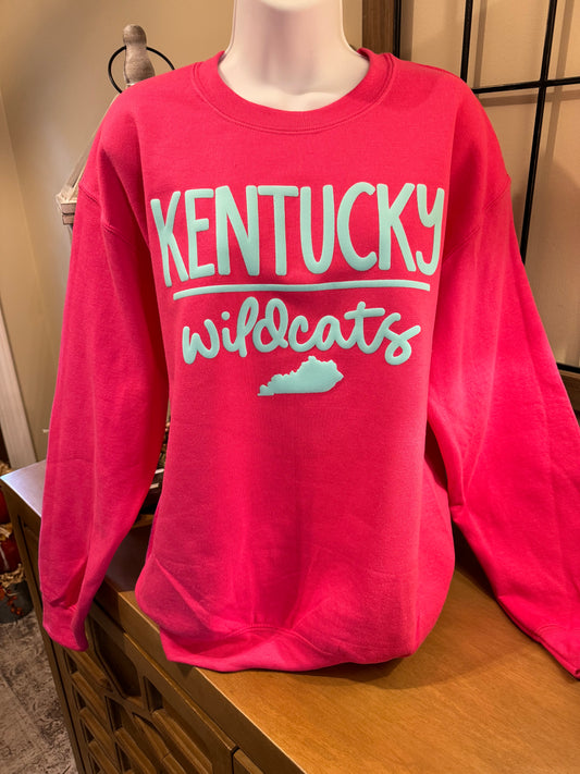 Hot Pink Kentucky Wildcats Sweatshirt