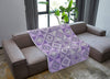 “Lavender Fields"  Quilted Throw Blanket 50"x60"