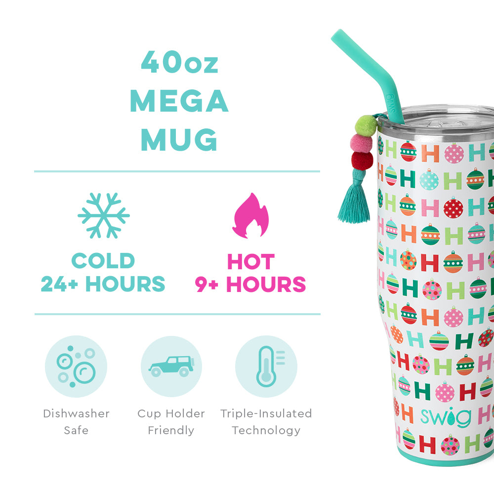 Swig HoHoHo Mega Mug (40oz) - Grace Ann Faith Boutique - Official Online Boutique 