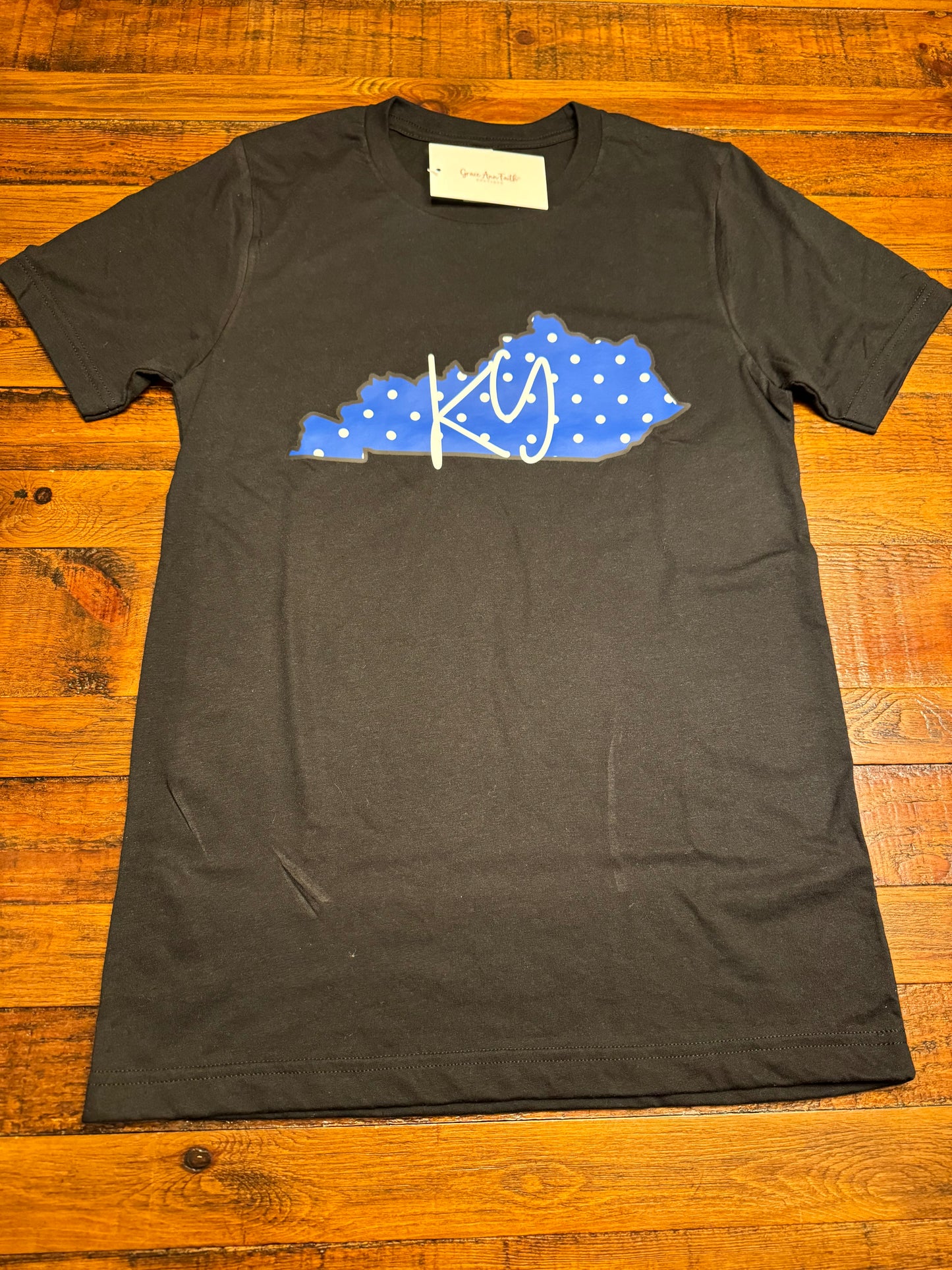 Black Ky State Short Sleeve Graphic Tee