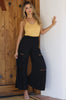 Angie Black Lace Wide Leg Pants