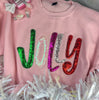 Pink Jolly Modge Podge Sweatshirt