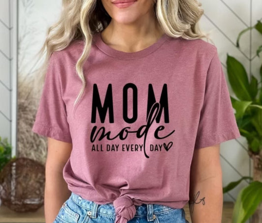 Mom Mode Graphic Tee - Grace Ann Faith Boutique - Official Online Boutique 