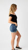 High Waist Tummy Control Vintage Wash Cuffed Shorts - Grace Ann Faith Boutique - Official Online Boutique 