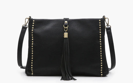 JEN&CO. Marie Crossbody w/Groomet Details and Foldover Tassel - Grace Ann Faith Boutique - Official Online Boutique 