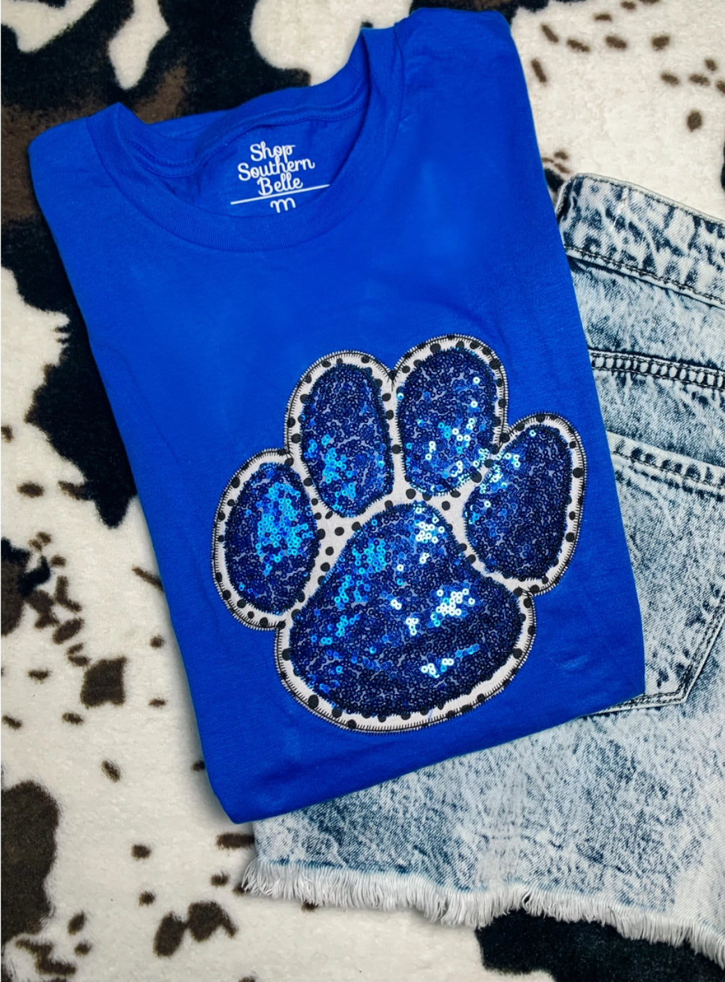 Kentucky Paw Print Gameday Short Sleeve Tee