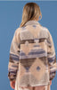 Denim Tribal Print Shacket - Grace Ann Faith Boutique - Official Online Boutique 