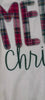 Cream Plaid Merry Christmas Short Sleeve
