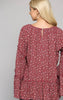 Floral Print Rayon Gauze and Bell Sleeve Top - Grace Ann Faith Boutique - Official Online Boutique 