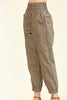 Solid Smocked Waistband Jogger Pants - Grace Ann Faith Boutique - Official Online Boutique 