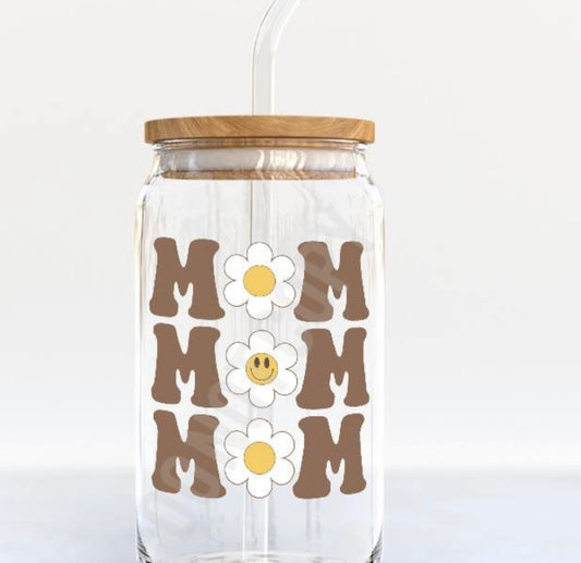 Mom Iced Coffee Glass - Grace Ann Faith Boutique - Official Online Boutique 