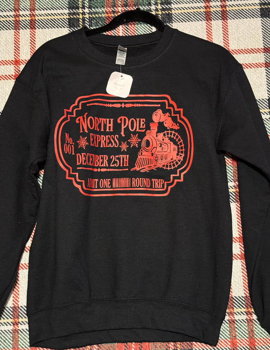 North Pole Express Sweatshirt - Grace Ann Faith Boutique - Official Online Boutique 