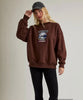Le Lis Collection “Yosemite" Embo Long Sleeve Crew Neck Oversized Sweatshirt