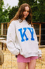 'Kentucky & Ky' Print Reversible Sweatshirt