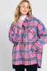 Oversize Plaid Flannel Shirt Jacket Shacket - Grace Ann Faith Boutique - Official Online Boutique 