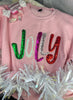 Pink Jolly Modge Podge Sweatshirt