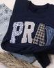 Navy Pray Sweatshirt