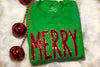 Red and Green Merry Sweatshirt