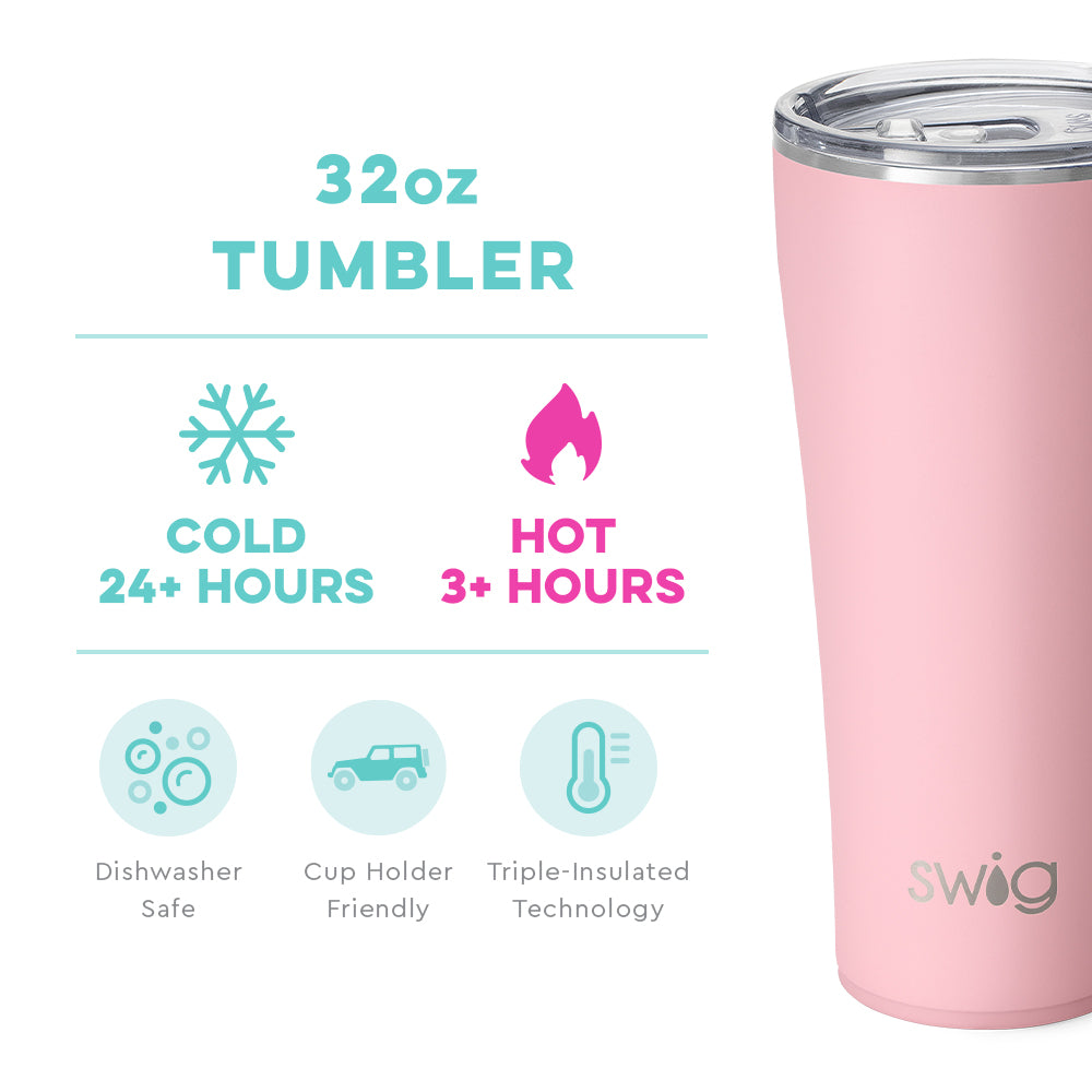 Swig Blush Tumbler (32oz) - Grace Ann Faith Boutique - Official Online Boutique 