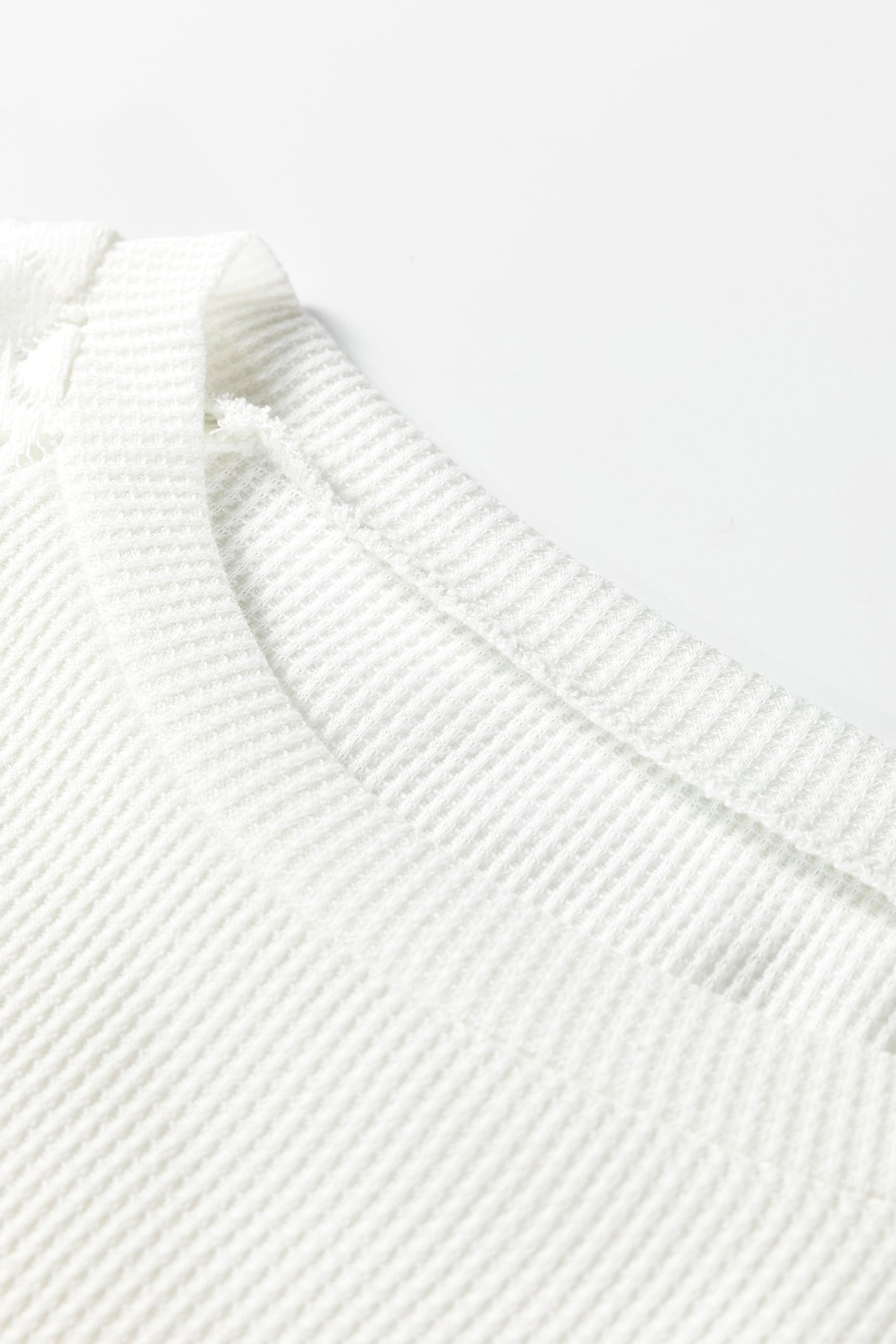 Chestnut Lace Long Sleeve Textured Pullover