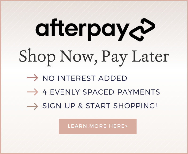 Shop now, Pay later with afterpay