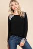 Super Lady Full Size Lace Detail Round Neck T-Shirt