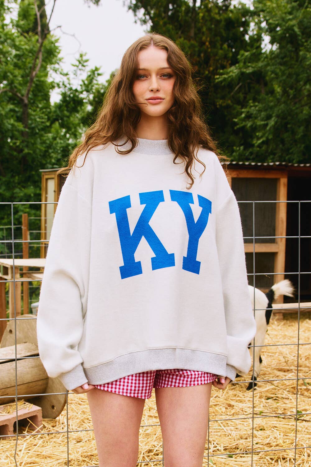 BUCKETLIST KENTUCKY “Kentucky & Ky” Reversible Mockneck Sweatshirt