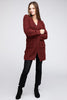Twist Knitted Open Front Cardigan With Pockets - Grace Ann Faith Boutique - Official Online Boutique 