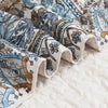 “Blue Jaipur"  Quilted Throw Blanket 50"x60"