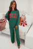 Black JOLLY Corded Long Sleeve Top and Pockets Pants Set