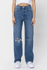 Cello Super High Rise Destroy Dad Jean - Grace Ann Faith Boutique - Official Online Boutique 