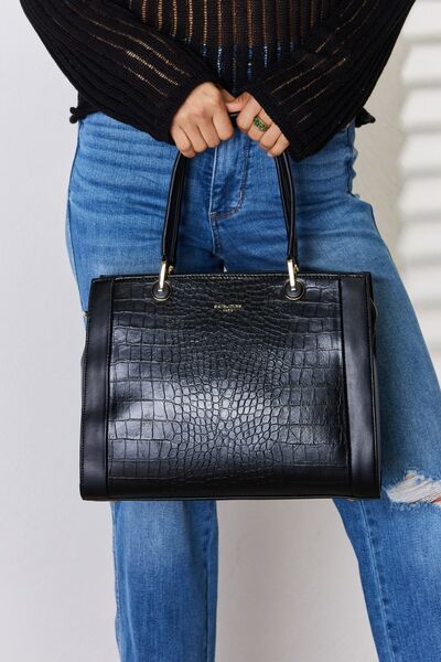 David Jones Texture PU Leather Handbag - Grace Ann Faith Boutique - Official Online Boutique 