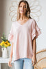 Heimish Full Size Swiss Dot Ruffle Short Sleeve Top - Grace Ann Faith Boutique - Official Online Boutique 