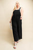 Kori America Full Size Sleeveless Ruched Wide Leg Overalls - Grace Ann Faith Boutique - Official Online Boutique 