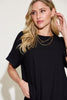 Zenana Full Size Short Sleeve Slit T-Shirt and Leggings Lounge Set - Grace Ann Faith Boutique - Official Online Boutique 