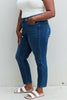 Judy Blue Aila Regular Full Size Mid Rise Cropped Relax Fit Jeans - Grace Ann Faith Boutique - Official Online Boutique 
