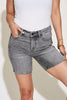Judy Blue Full Size Washed Bermuda Denim Shorts - Grace Ann Faith Boutique - Official Online Boutique 