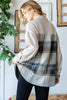 Reborn J Plaid Button Up Long Sleeve Shacket - Grace Ann Faith Boutique - Official Online Boutique 